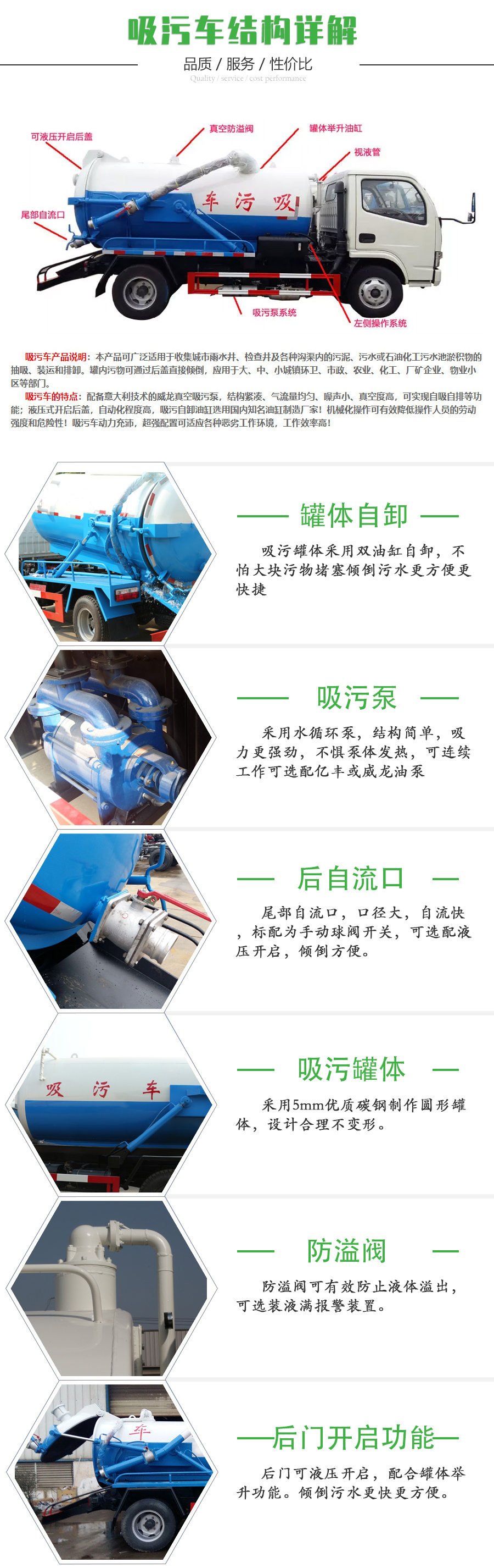 东风天龙后双桥吸污车